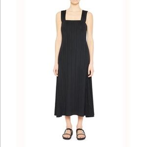 Theory tonal stripe A line dress